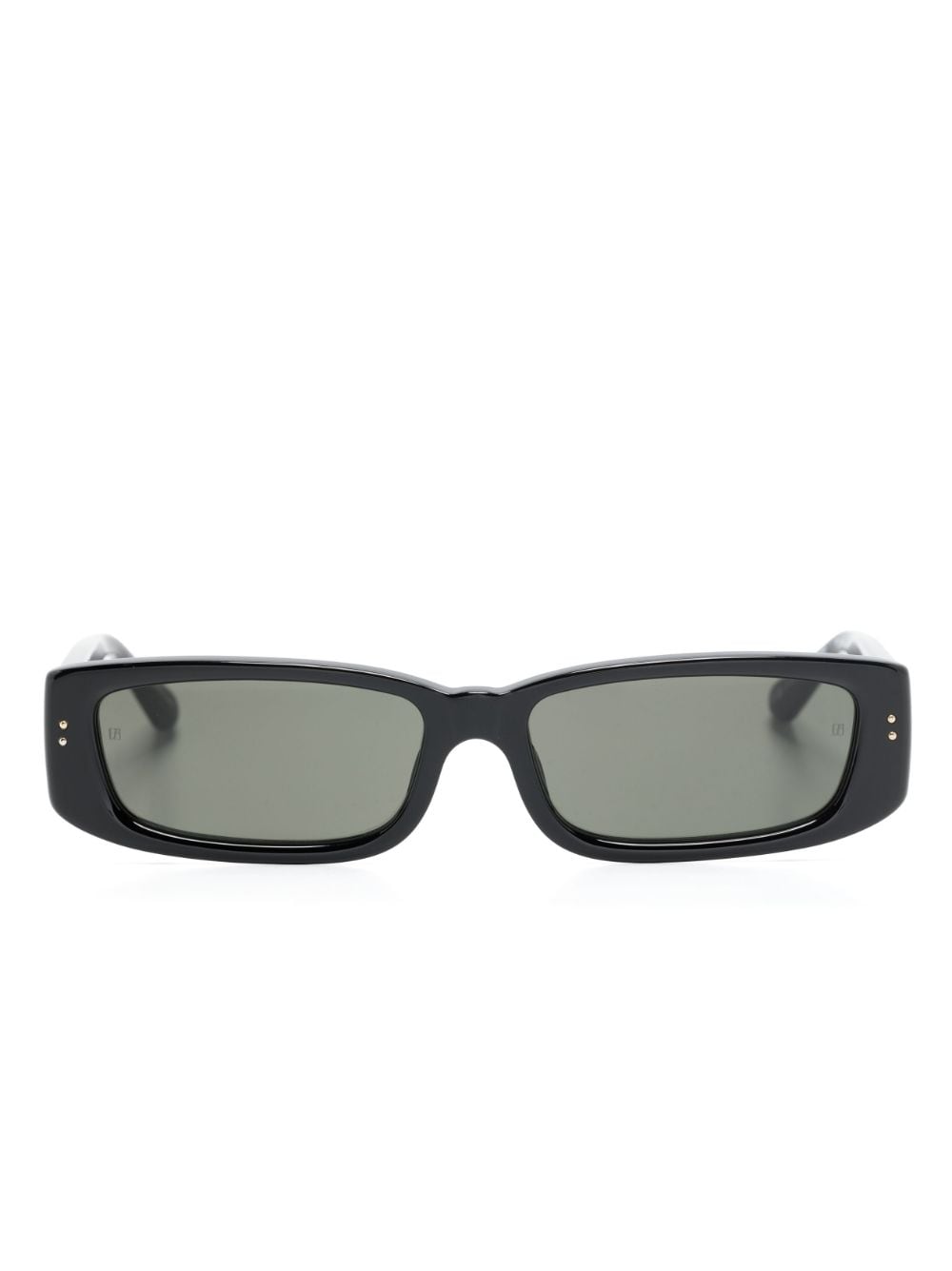 Linda Farrow Talita rectangle-frame sunglasses - Black von Linda Farrow