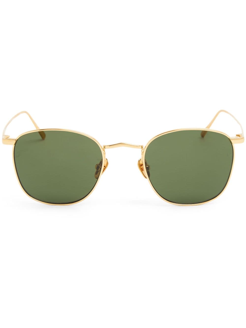 Linda Farrow The Simon square-frame sunglasses - Gold von Linda Farrow