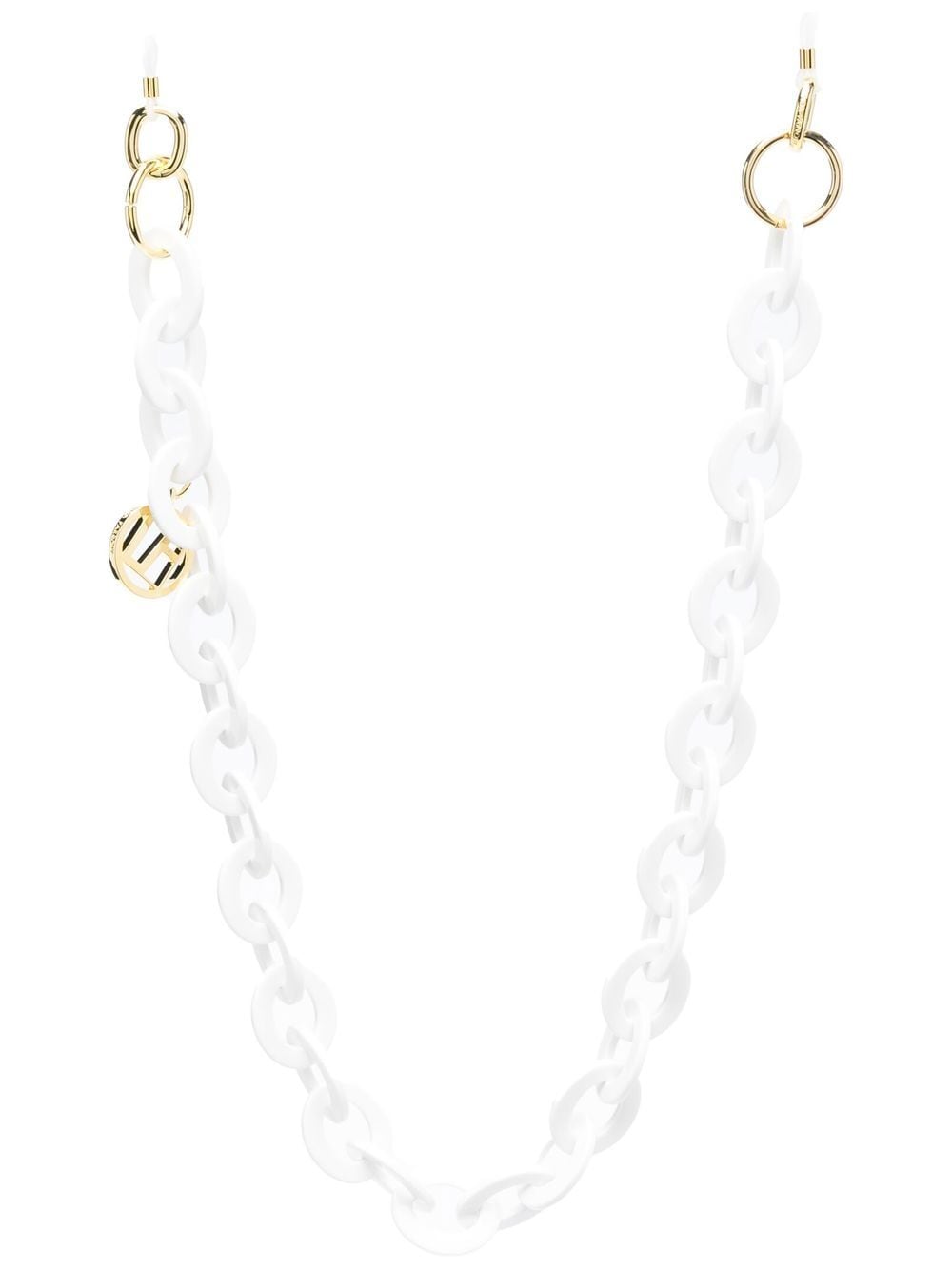 Linda Farrow chunky sunglasses chain - White von Linda Farrow