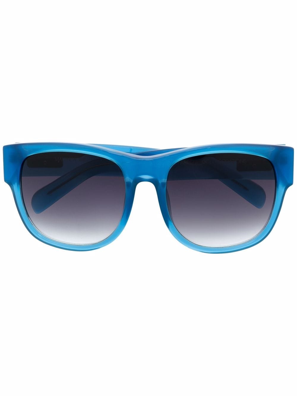 Linda Farrow gradient square-frame sunglasses - Blue von Linda Farrow