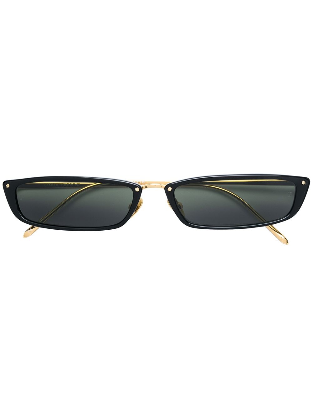 Linda Farrow narrow shaped sunglasses - Black von Linda Farrow