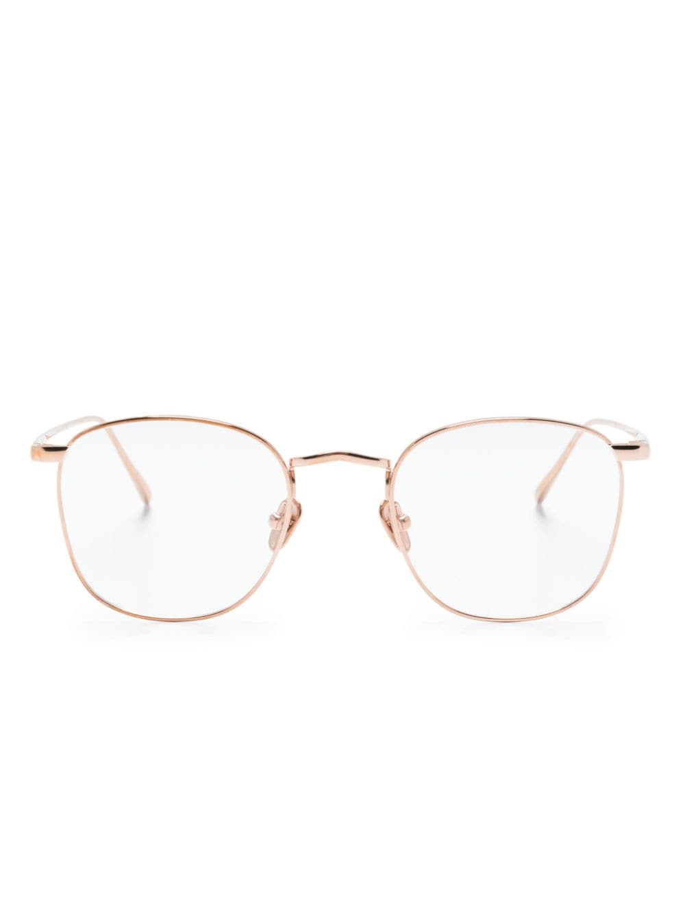 Linda Farrow round-frame glasses - Pink von Linda Farrow