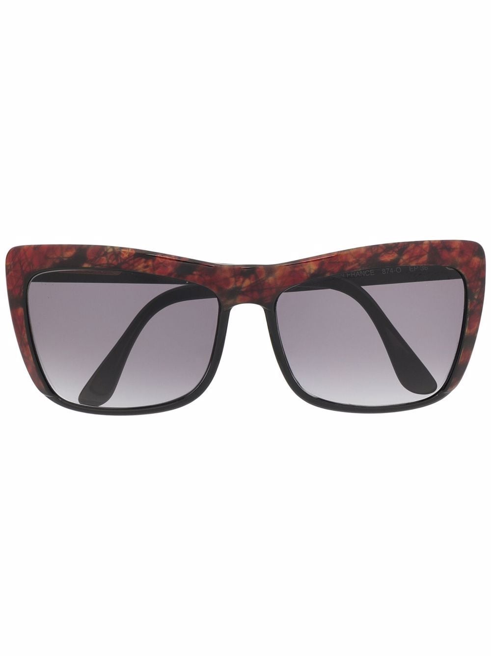 Linda Farrow tortoiseshell cat-eye sunglasses - Black von Linda Farrow