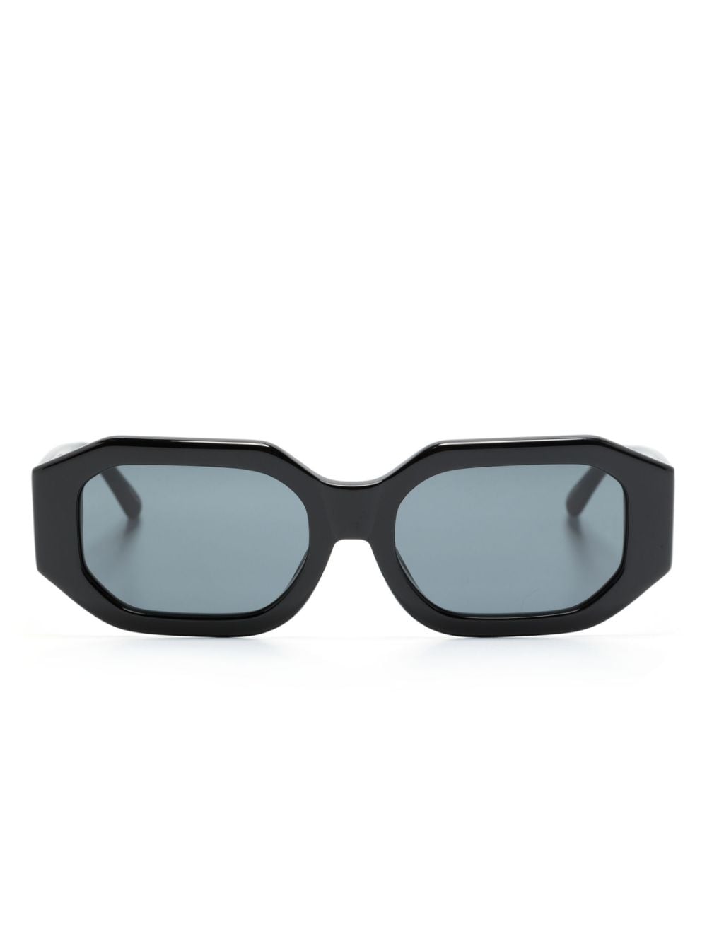 Linda Farrow x The Attico Irene hexagonal-frame sunglasses - Black von Linda Farrow