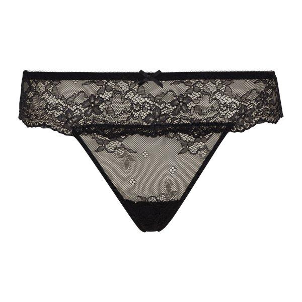 String Damen Schwarz L von LingaDore