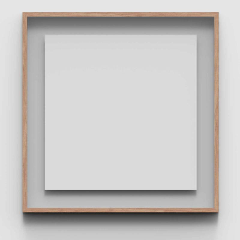 A01 Schreibtafel, Breite 100 cm square, Farbe pure von Lintex