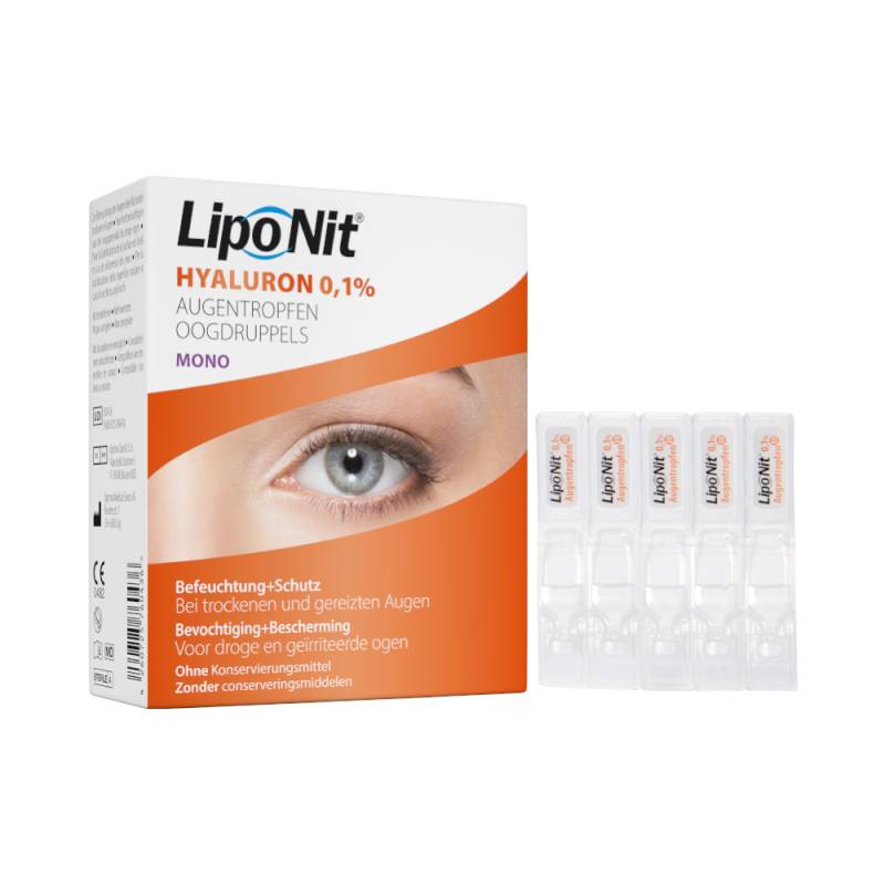 Lipo Nit Hyaluron Augentropfen 0.1% - 30x0.4ml Ampullen von Lipo Nit