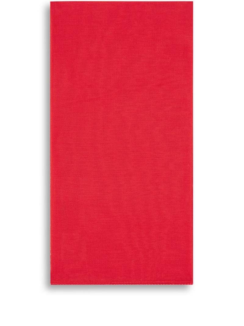 Lisa Corti Organza cotton napkin (set of six) - Red von Lisa Corti