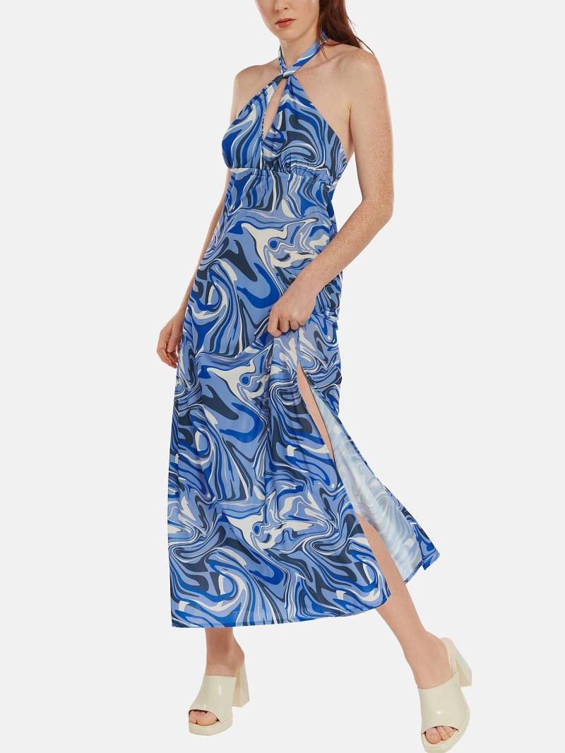 Langes Sommerkleid Palma Damen Blau S von Lisca