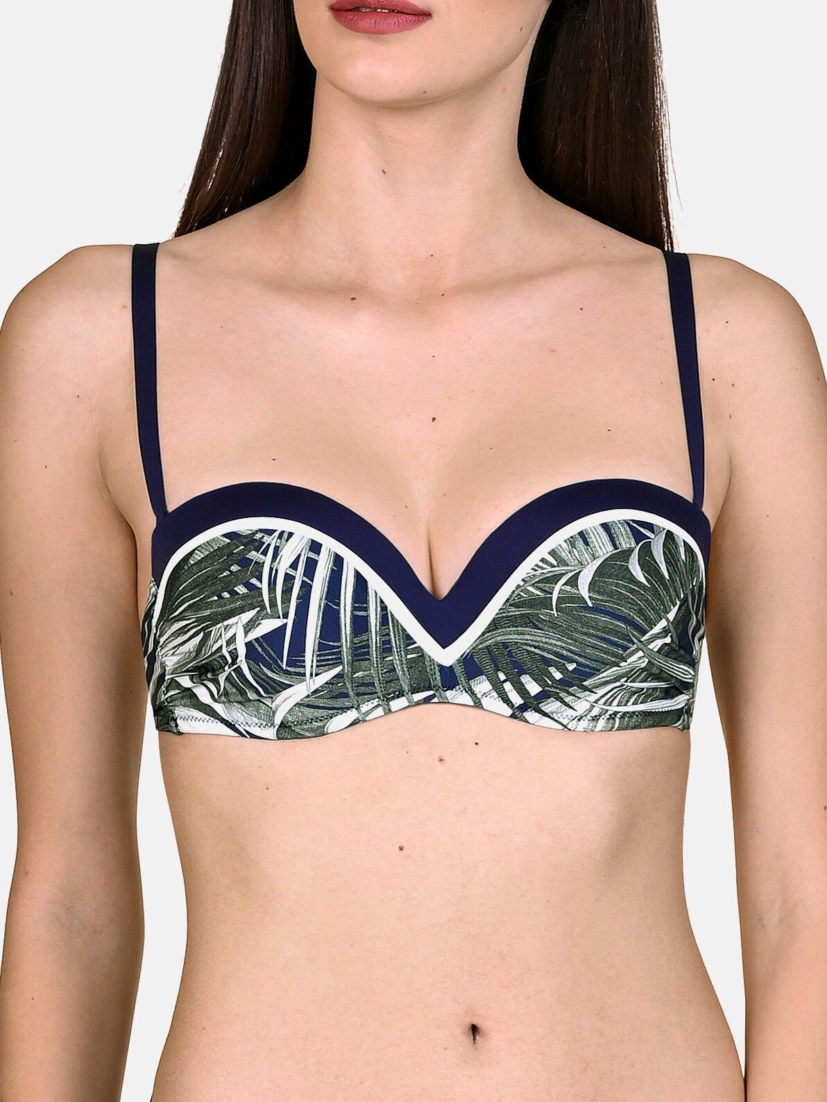 Bandeau-bikini Buenos Aires Damen Blau C/38 von Lisca