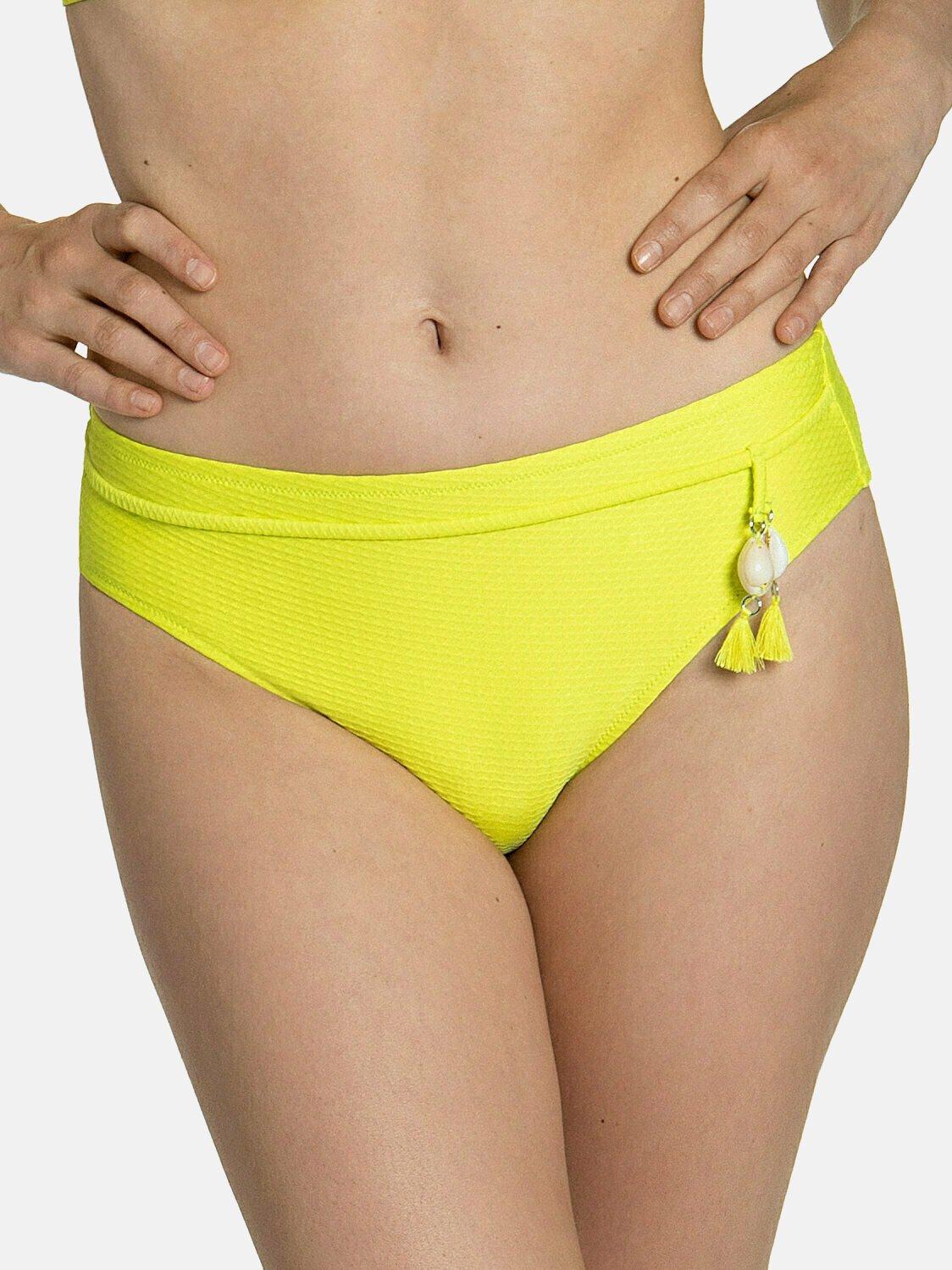 Bikini-hose Hohe Taille Ibiza Damen Gelbgold 44 von Lisca