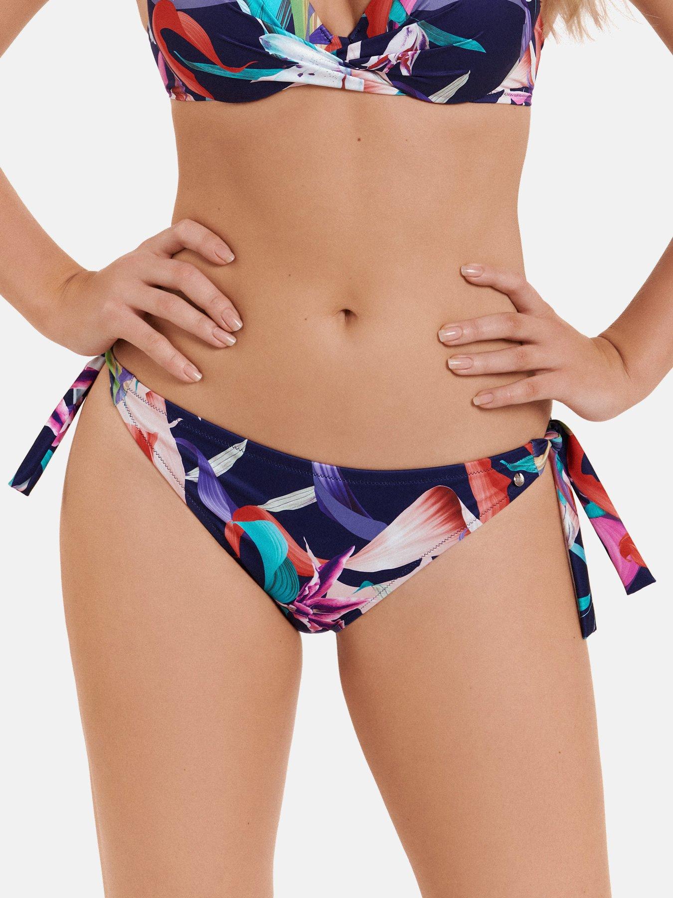 Bikini-hose Mit Schnürung Nice Damen Blau 40 von Lisca