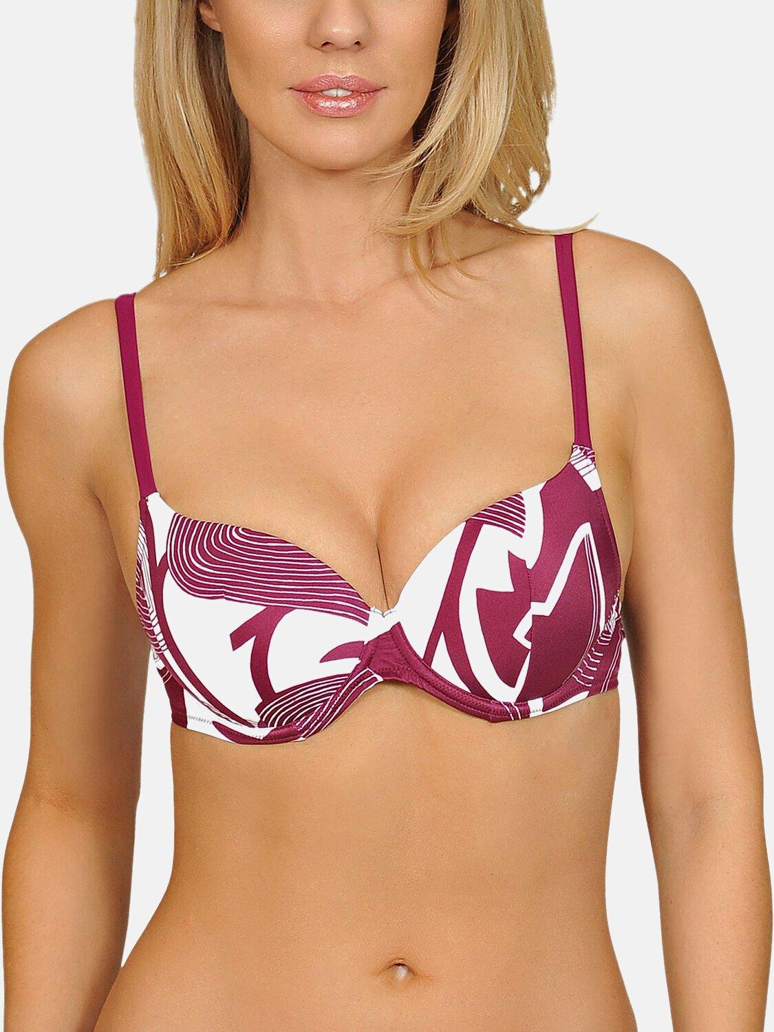 Bikini-oberteil Vorgeformt Karpathos Damen Bordeaux F/40 von Lisca