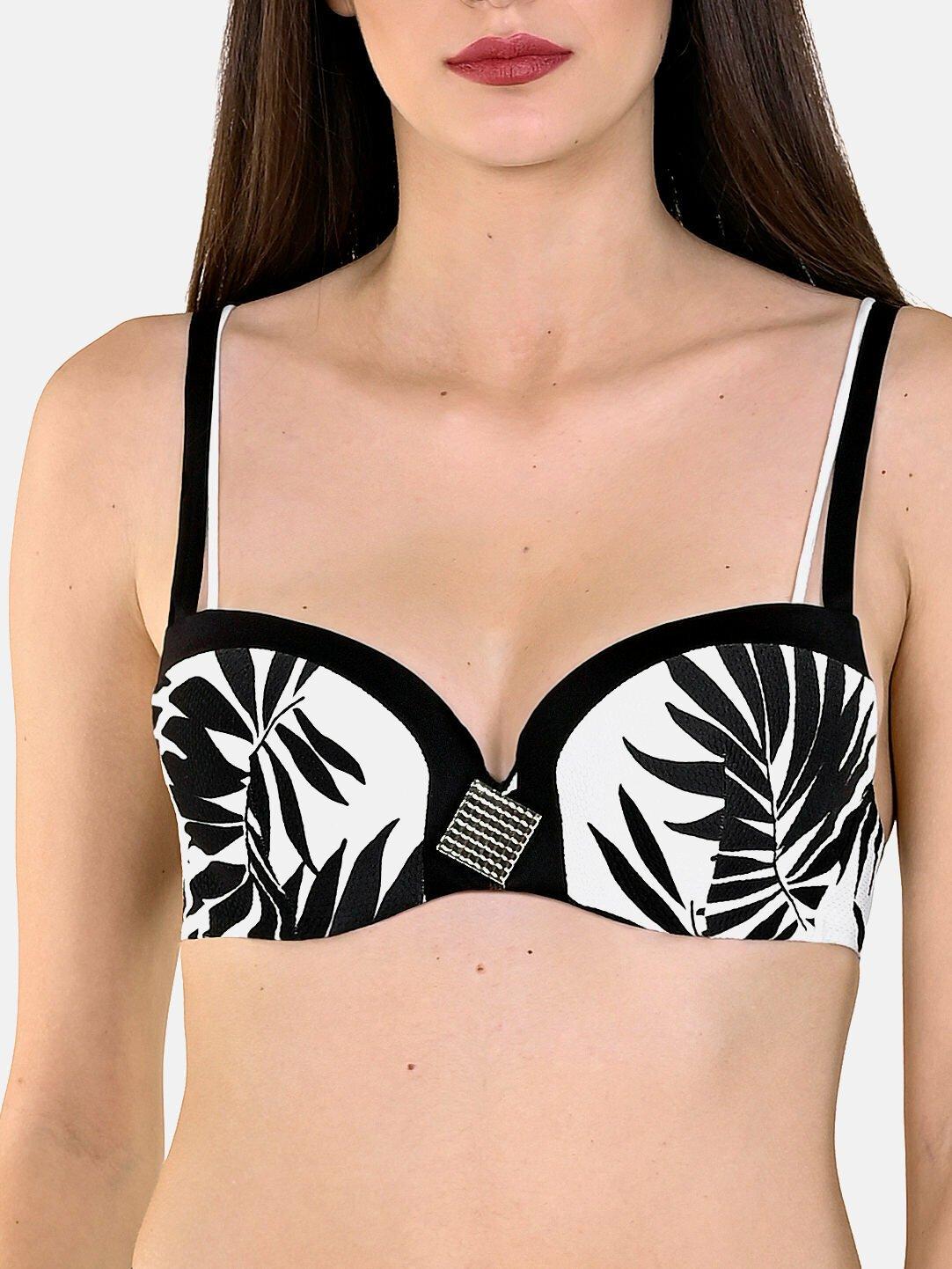 Bikini-oberteil Vorgeformt Ocean City Damen Schwarz B/38 von Lisca