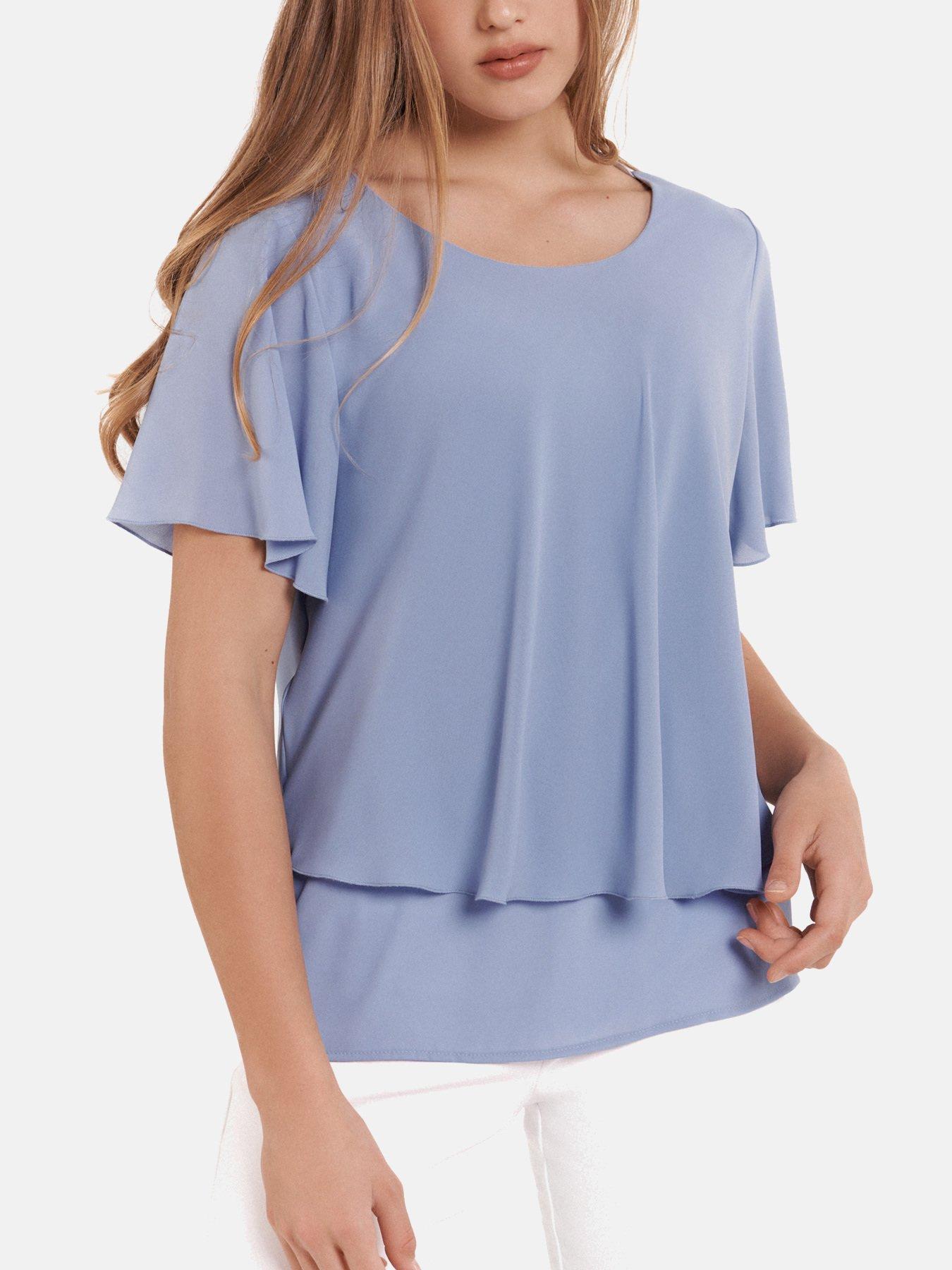 Kurzärmeliges Oberteil Ensenada Damen Blau XL von Lisca