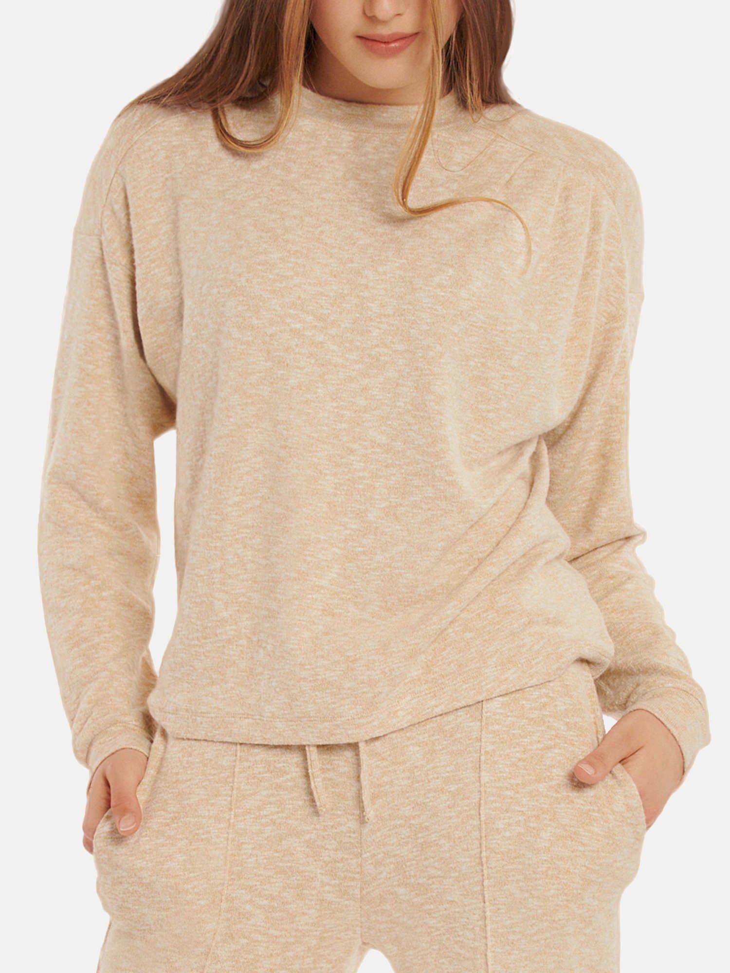 Langärmeliges Oberteil Isadora Damen Light Beige XL von Lisca