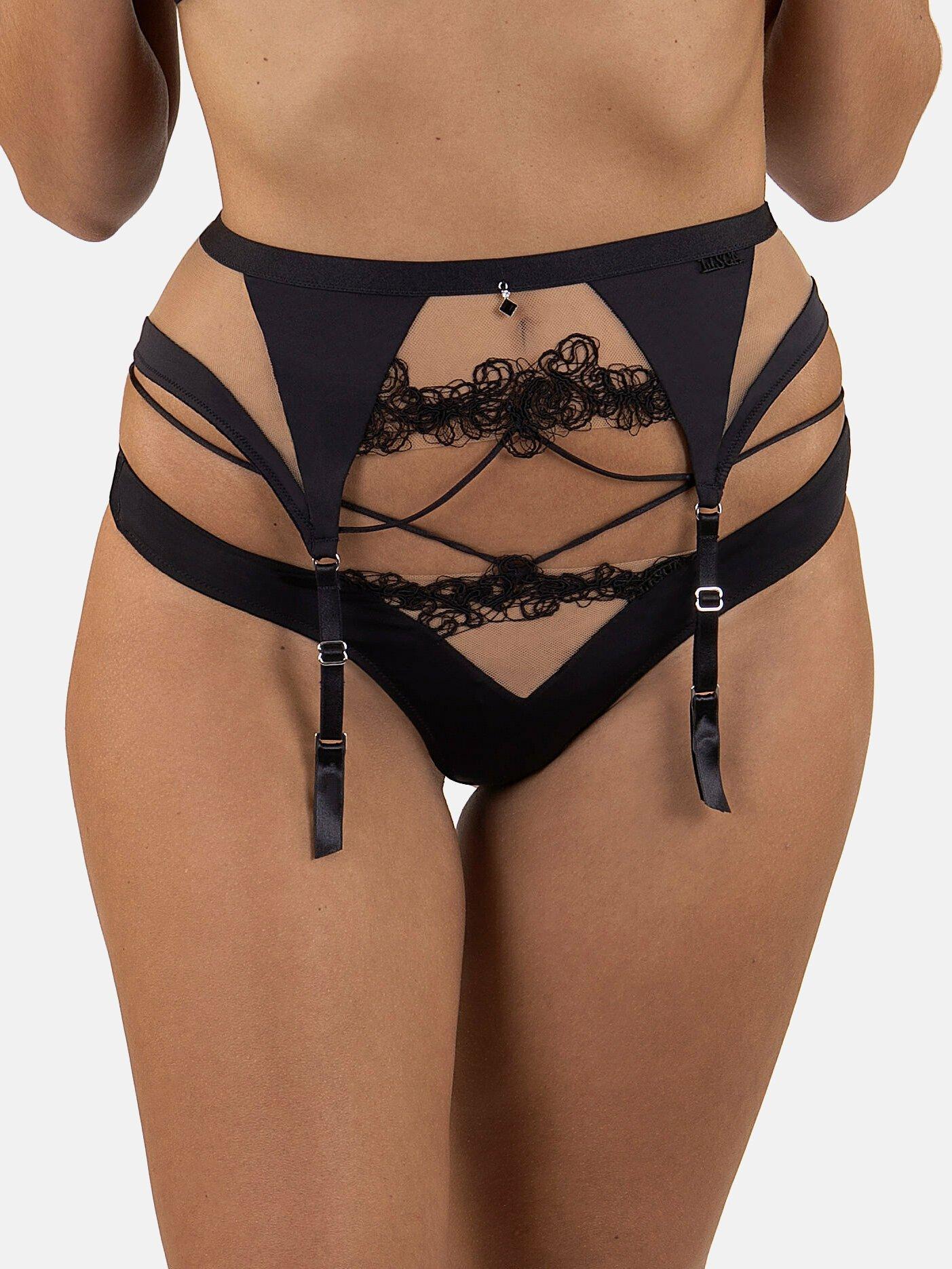 Offener String Luxury Dream Damen Schwarz 38 von Lisca