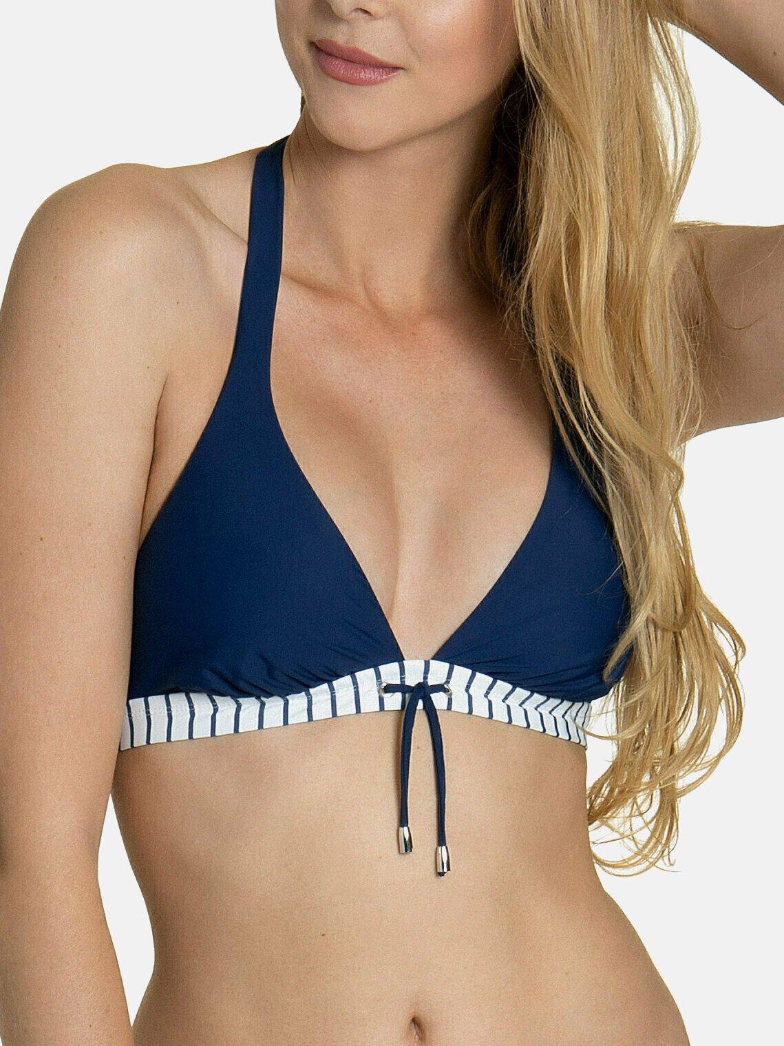 Triangel-bikini Vorgeformt Ohne Bügel Puerto Rico Damen Blau B/38 von Lisca