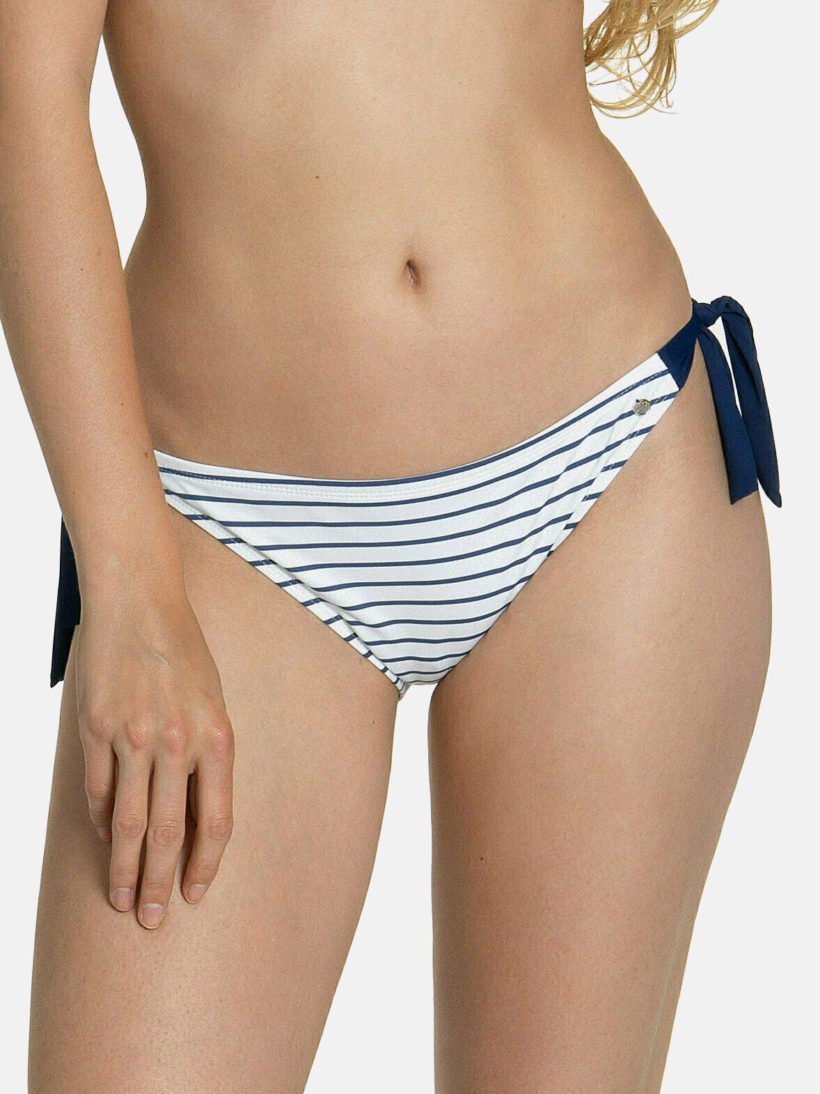 Bikini-hose Ã Mit Schnürung Puerto Rico Damen Blau 40 von Lisca