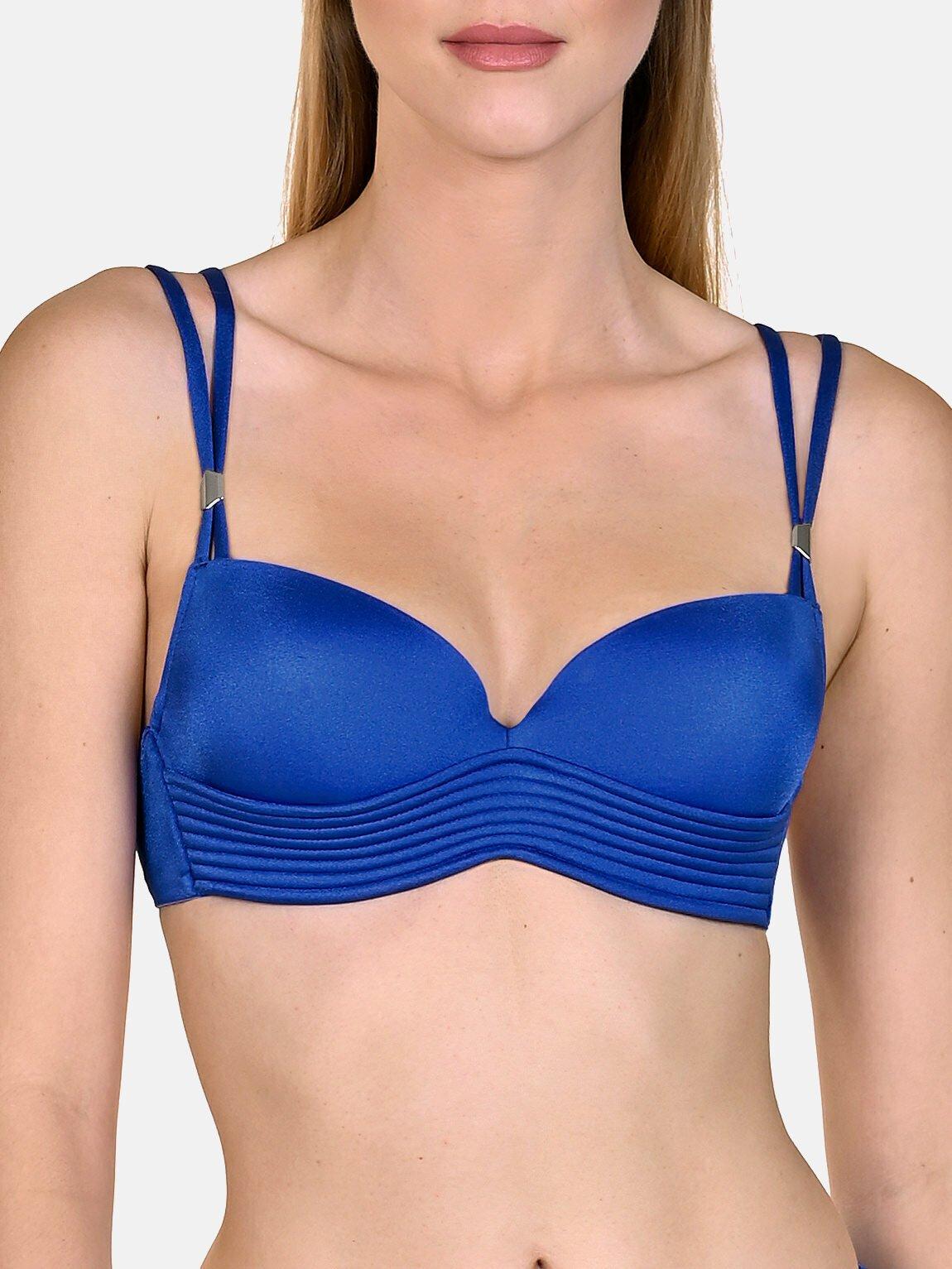 Bikini-oberteil Vorgeformt Navarre Beach Damen Blau B/38 von Lisca