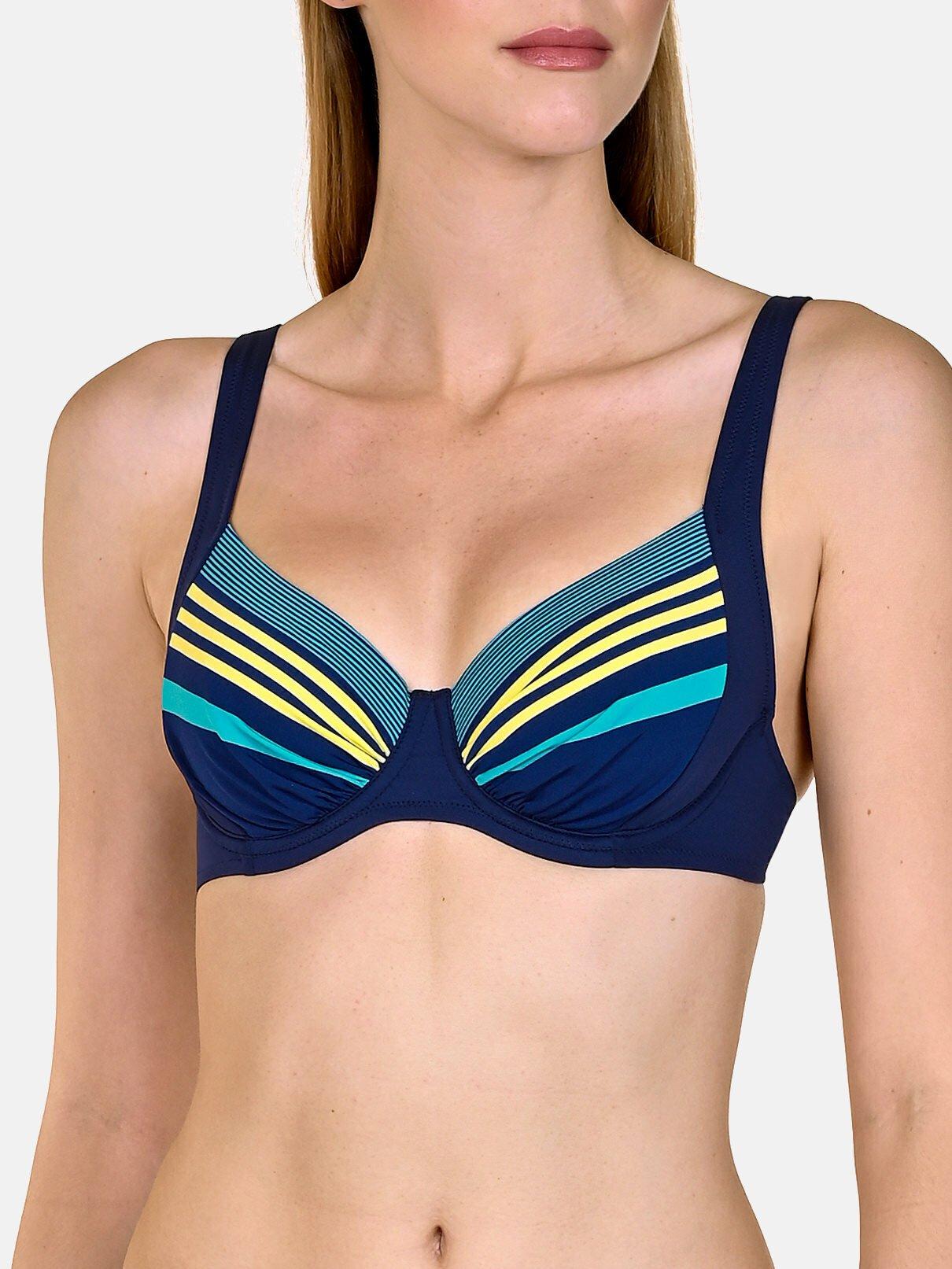 Bikini-oberteil Mit Bügel Dominica Damen Blau E/44 von Lisca