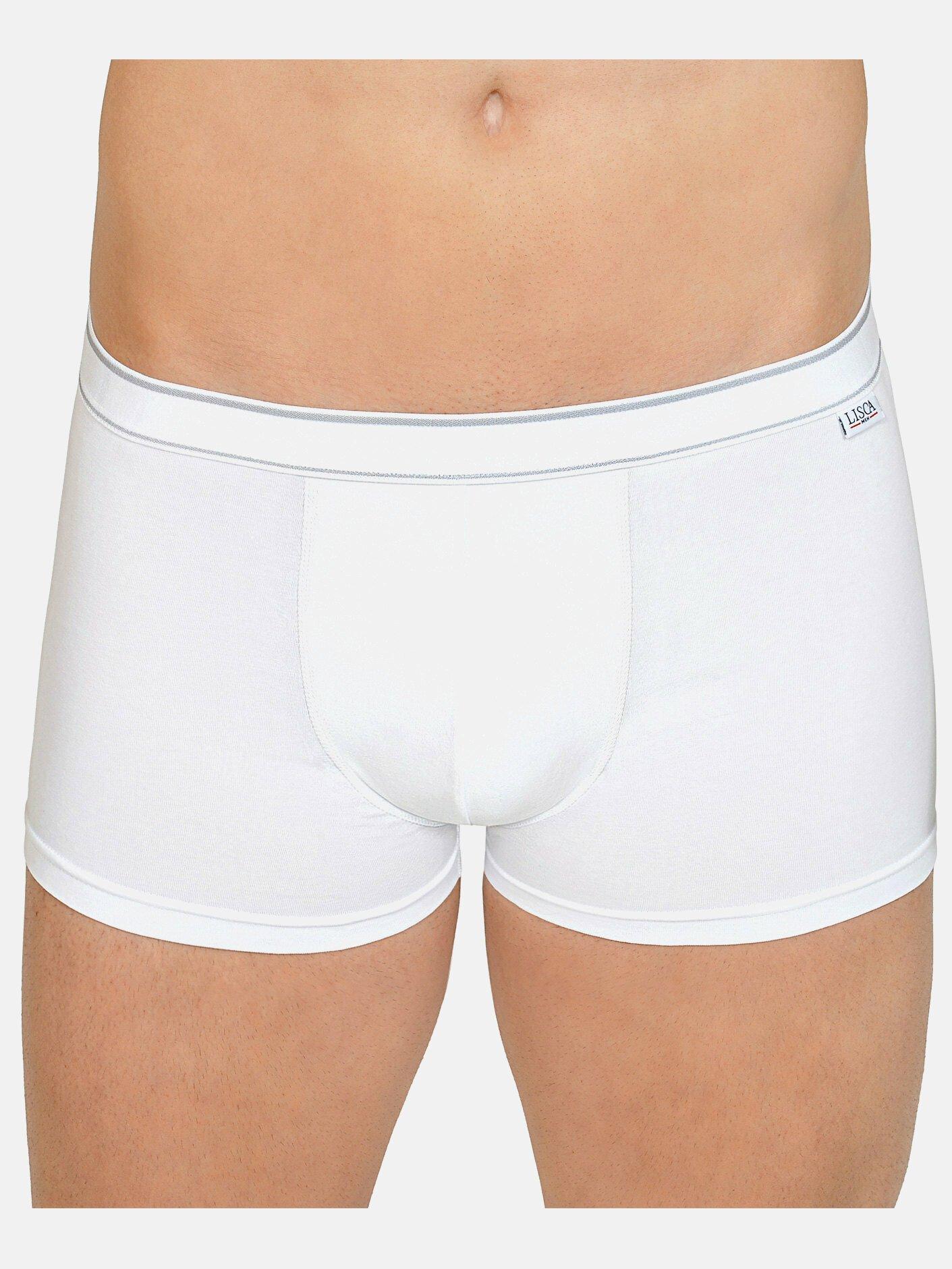 Boxer Apolon Herren Weiss M von Lisca