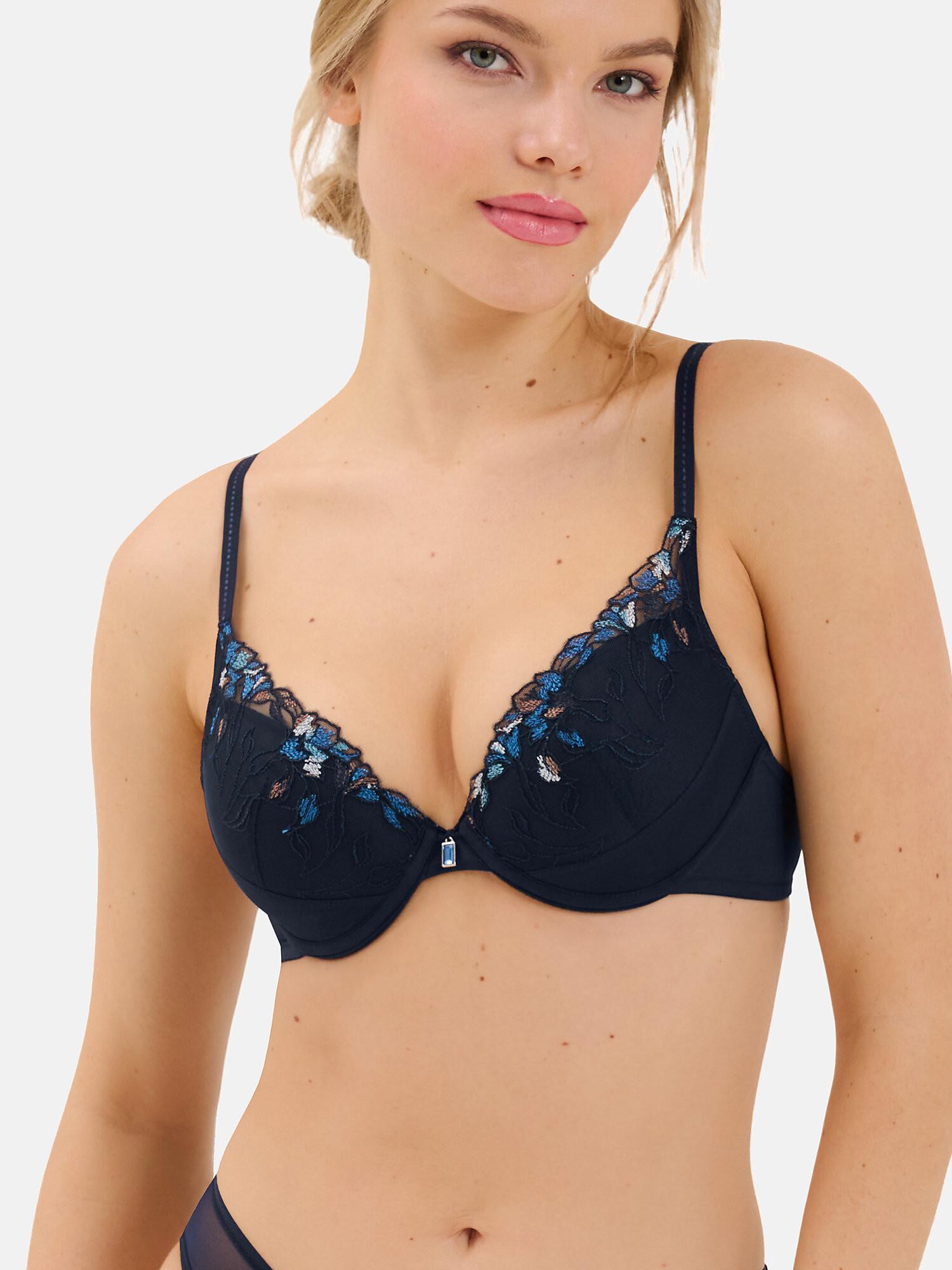 Push-up-bh Mirabelle Damen Blau C/75 von Lisca