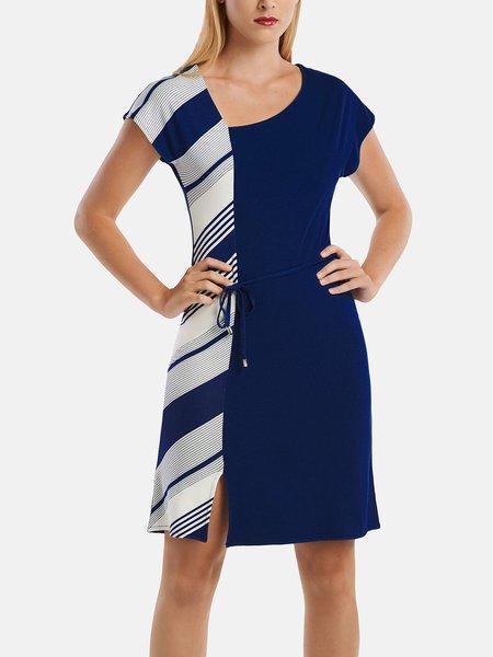 Sommerkleid Mit Kurzen Ärmeln Quinby Unisex Blau XL von Lisca