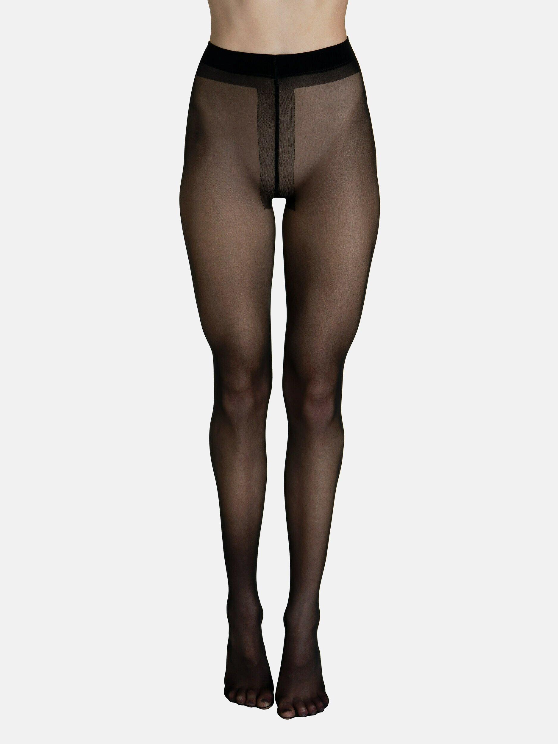 Strumpfhose 20 Den Transparent Selection Damen Schwarz XXL von Lisca