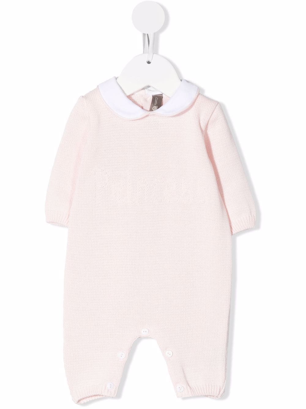 Little Bear knitted cotton romper - Pink von Little Bear