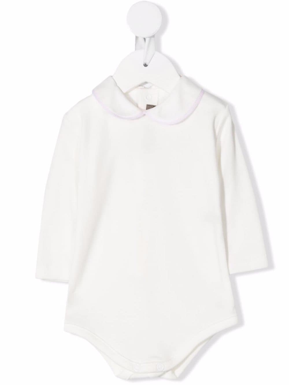 Little Bear peter-pan collar bodie - White von Little Bear