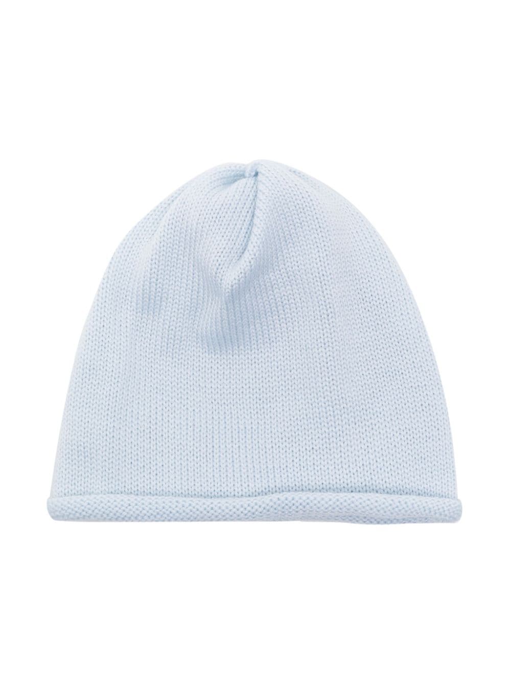 Little Bear virgin wool ribbed beanie - Blue von Little Bear