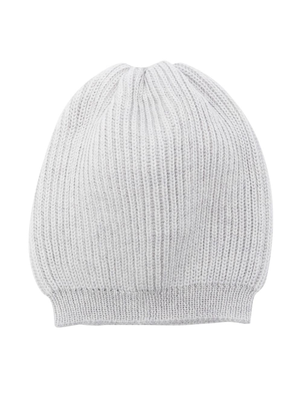 Little Bear virgin wool ribbed beanie - Grey von Little Bear