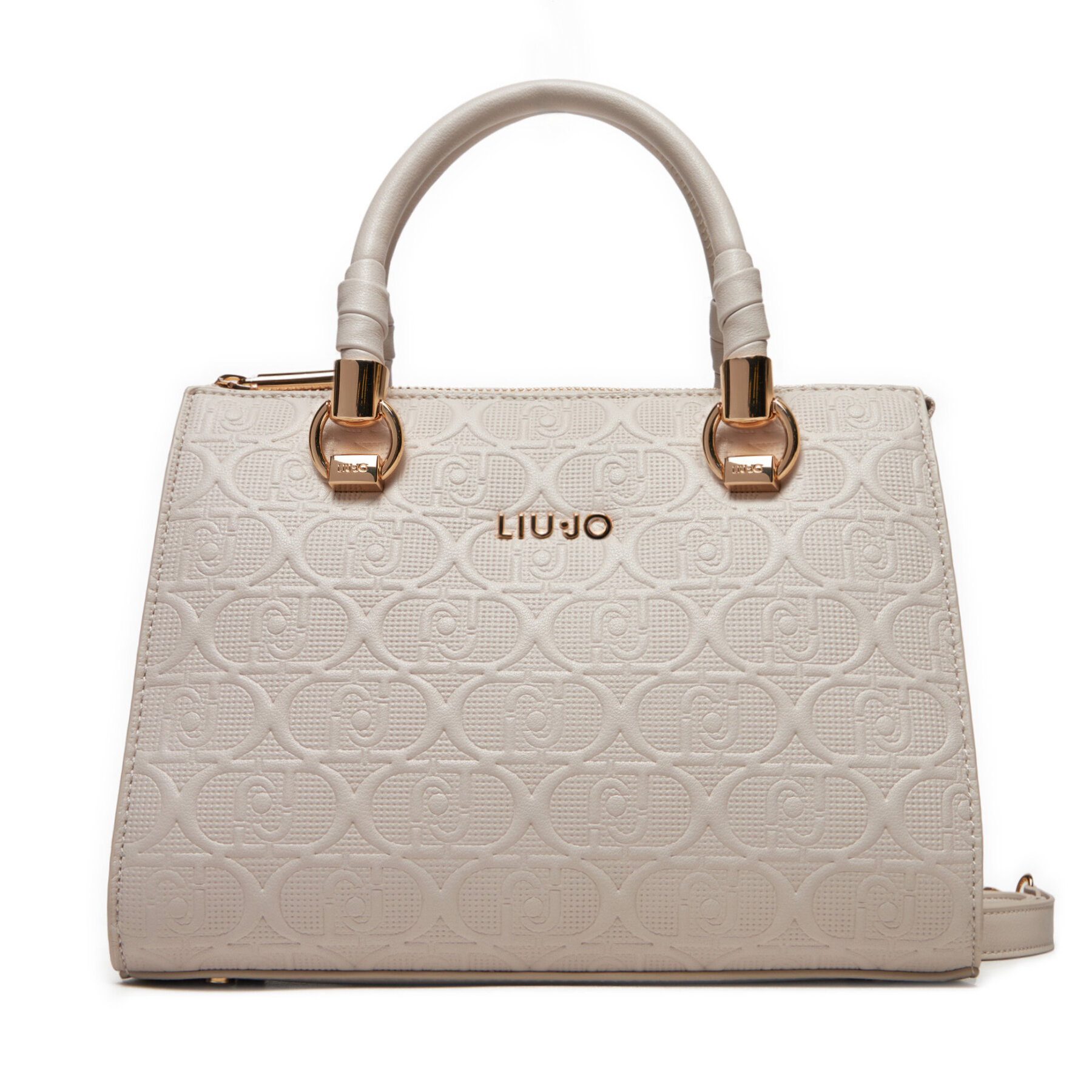 Handtasche Liu Jo Ecs S Satchel AF4251 E0538 Écru Handtasche Liu Jo Ecs S Satchel AF4251 E0538 Écru von Liu Jo