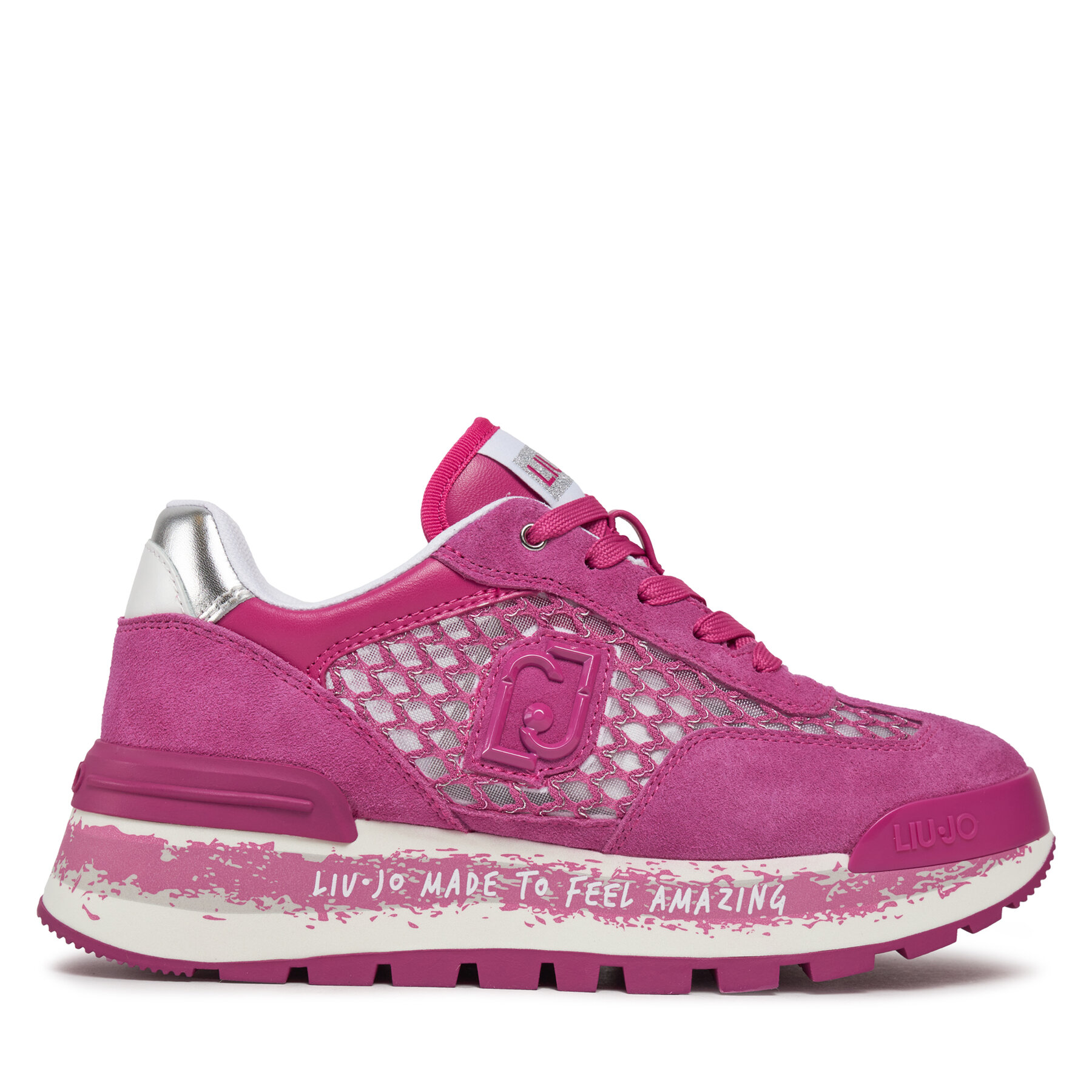 Sneakers Liu Jo Amazing 23 BA4001 PX303 Pink/Silver S3192 von Liu Jo