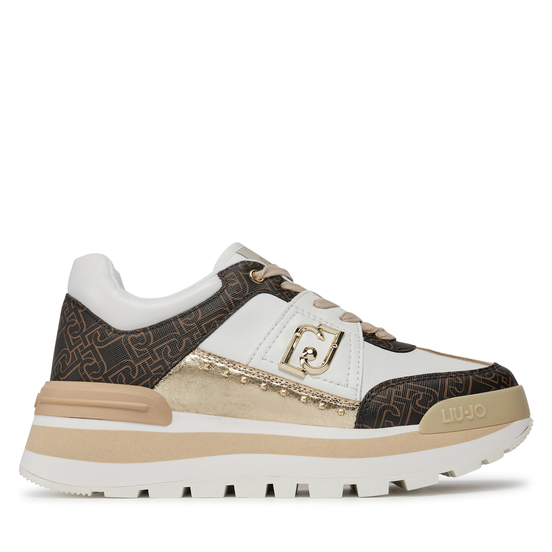 Sneakers Liu Jo Amazing 29 BA4085 PX141 White/Brown S3101 von Liu Jo