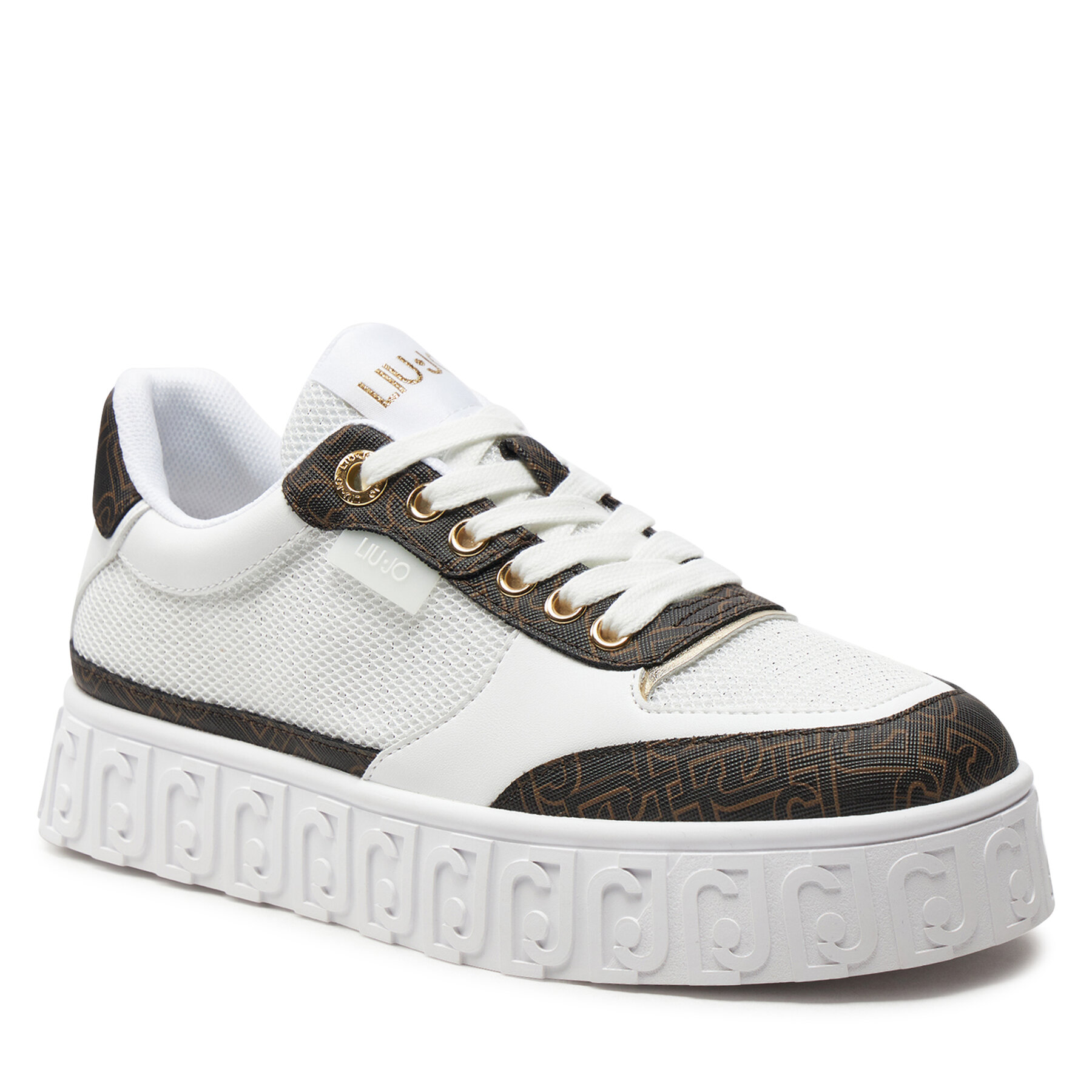 Sneakers Liu Jo Lovely 01 BA4123 TX413 White/Brown S3101 von Liu Jo