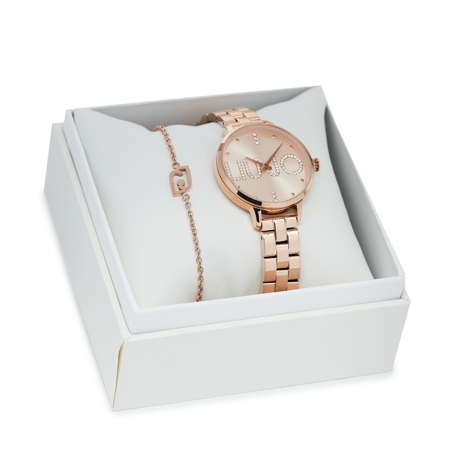 Uhr und Armband Set Liu Jo Couple Plus TLJ2041 Rosé vergoldet Uhr und Armband Set Liu Jo Couple Plus TLJ2041 Rosé vergoldet von Liu Jo