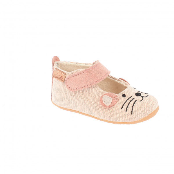 Living Kitzbühel - Baby's Ballerina Maus - Hüttenschuhe Gr 20 beige von Living Kitzbühel