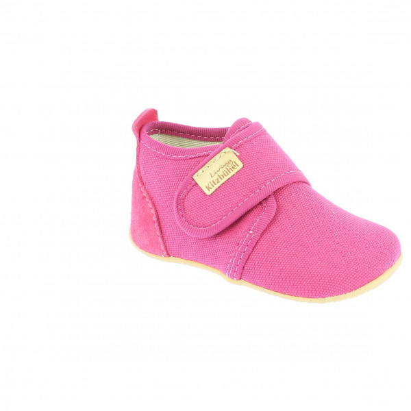 Living Kitzbühel - Baby's Klettschuh Unifarben - Hüttenschuhe Gr 21 rosa von Living Kitzbühel