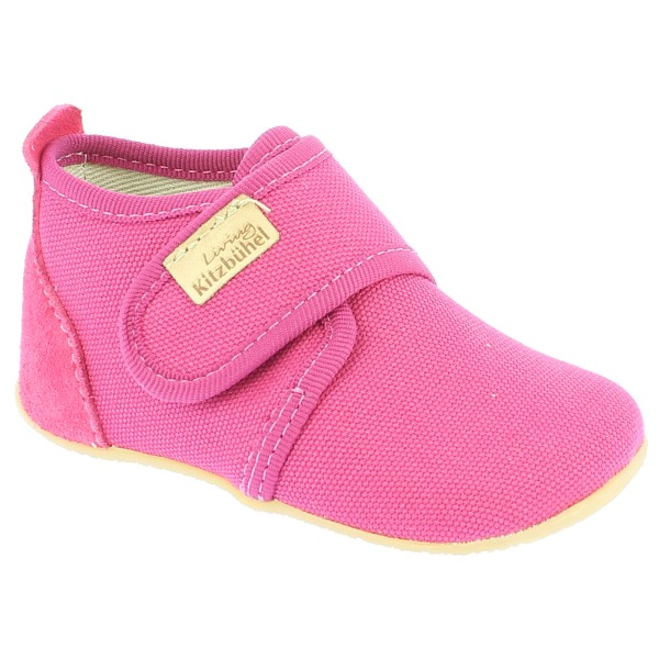Living Kitzbühel - Baby's Klettschuh Unifarben - Hüttenschuhe Gr 21 rosa von Living Kitzbühel