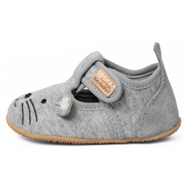 Living Kitzbühel - Baby's Mani Maus - Hüttenschuhe Gr 24 grau von Living Kitzbühel