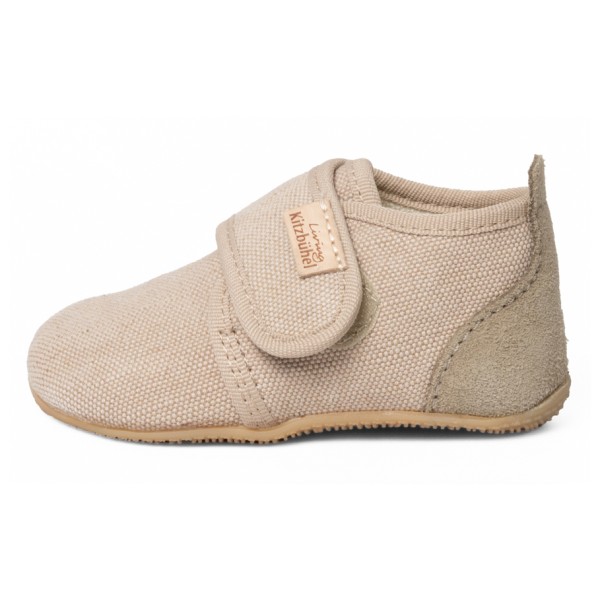 Living Kitzbühel - Kid's Babyklett Ulli Uni - Hüttenschuhe Gr 25 beige von Living Kitzbühel