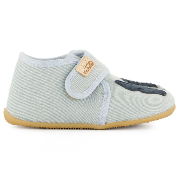 Living Kitzbühel - Kid's Babyklett Wal - Hüttenschuhe Gr 23 grau von Living Kitzbühel