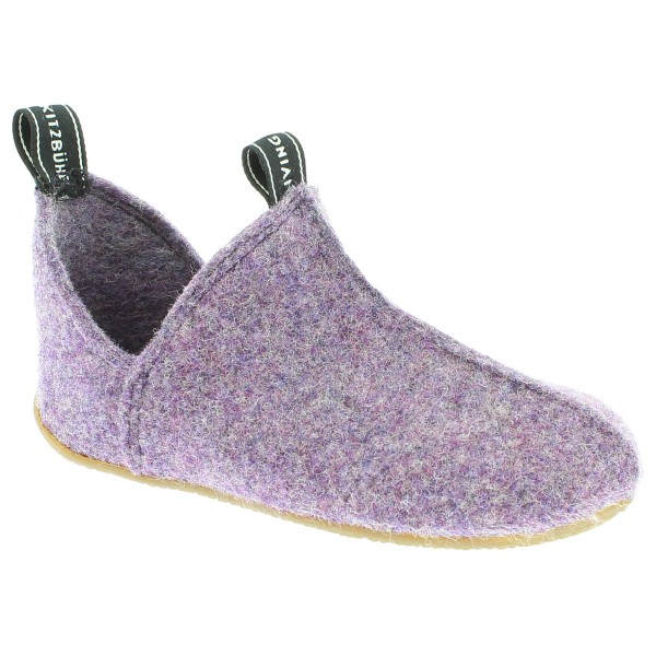 Living Kitzbühel - Kid's Slipper Filz mit Mittelnaht - Hüttenschuhe Gr 29 lila von Living Kitzbühel