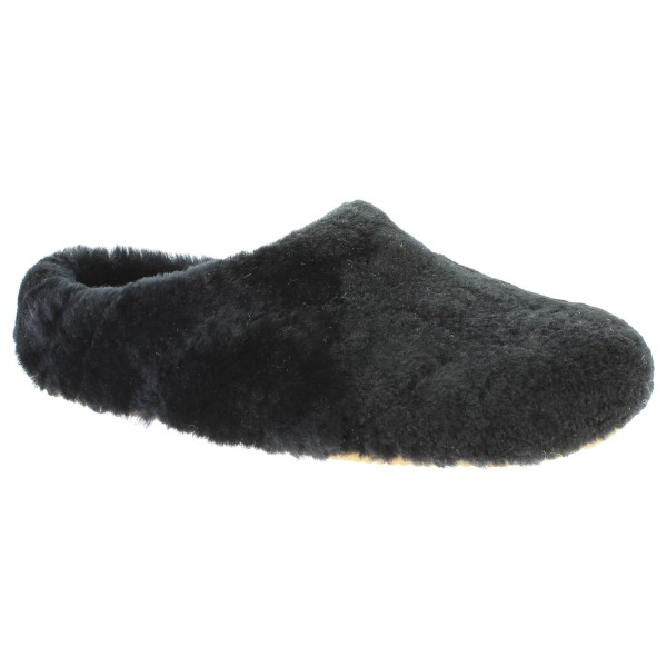 Living Kitzbühel - Women's Lammfell Pantoffel No. 4292 - Hüttenschuhe Gr 37 schwarz von Living Kitzbühel