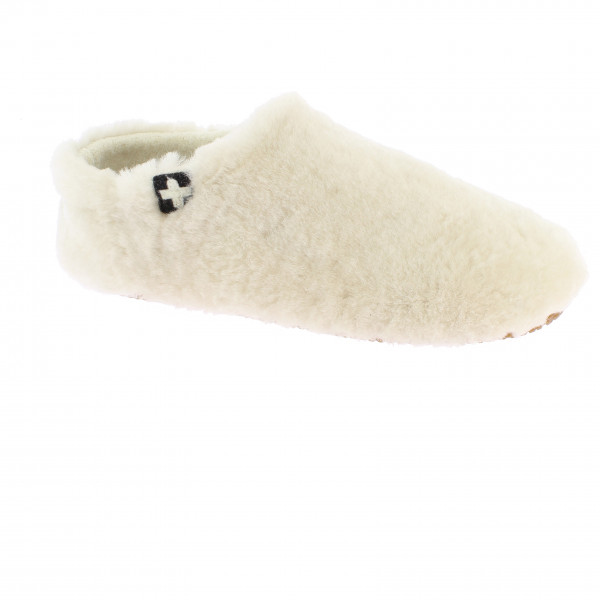 Living Kitzbühel - Women's Lammfell Slip-On - Hüttenschuhe Gr 36;41;42 braun;grau von Living Kitzbühel