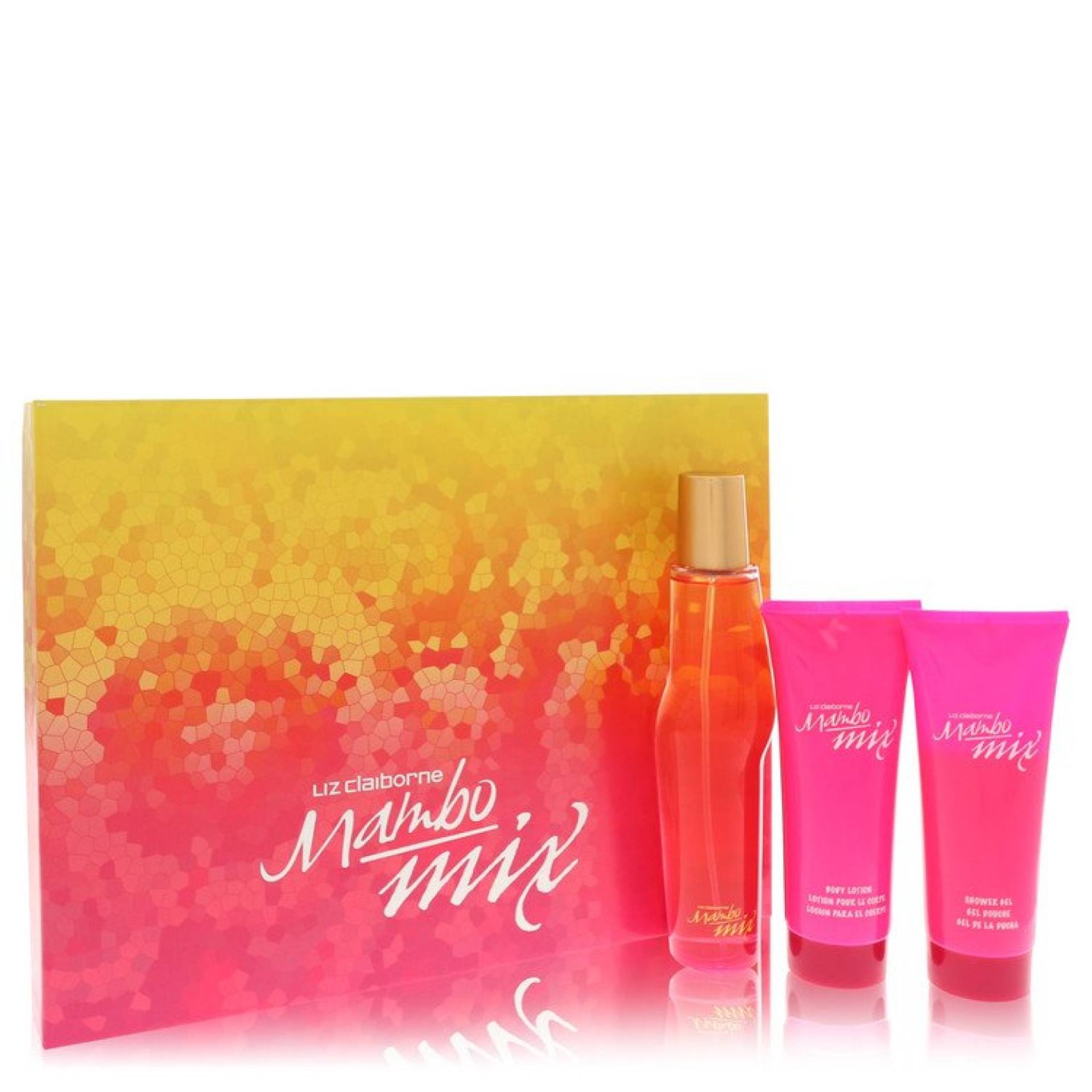 Liz Claiborne Mambo Mix Gift Set -- 100 ml Eau De Parfum Spray + 100 ml Body Lotion + 100 ml Shower Gel Liz Claiborne Mambo Mix Gift Set -- 100 ml Eau De Parfum Spray + 100 ml Body Lotion + 100 ml Shower Gel von Liz Claiborne
