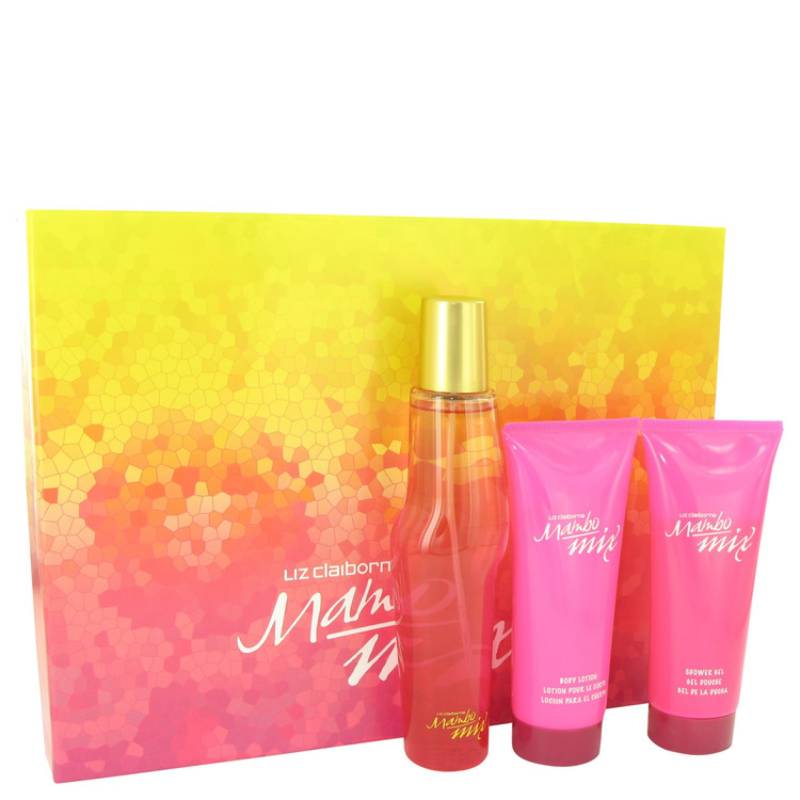 Liz Claiborne Mambo Mix Gift Set -- 100 ml Eau De Parfum Spray + 100 ml Body Lotion + 100 ml Shower Gel von Liz Claiborne