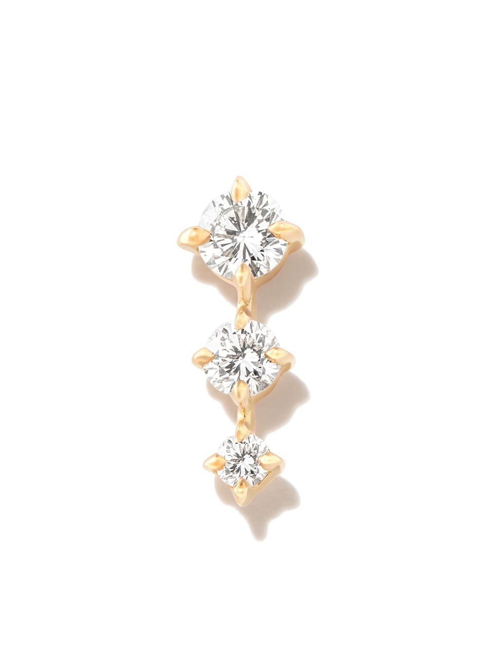 Lizzie Mandler Fine Jewelry 18kt yellow gold Éclat diamond single earring von Lizzie Mandler Fine Jewelry